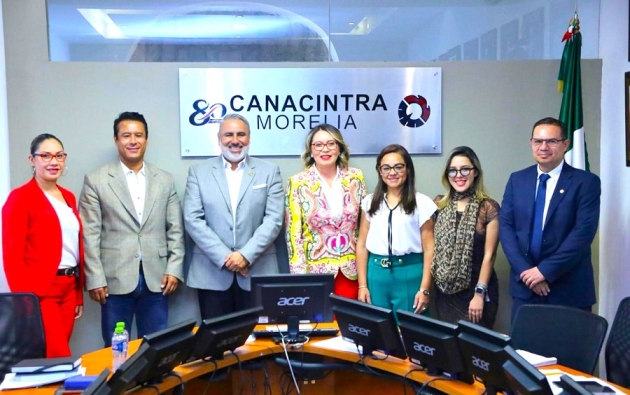 Trabajan la CANACINTRA Morelia y la UMSNH en realizar Sinergia por el Desarrollo de los Jóvenes 